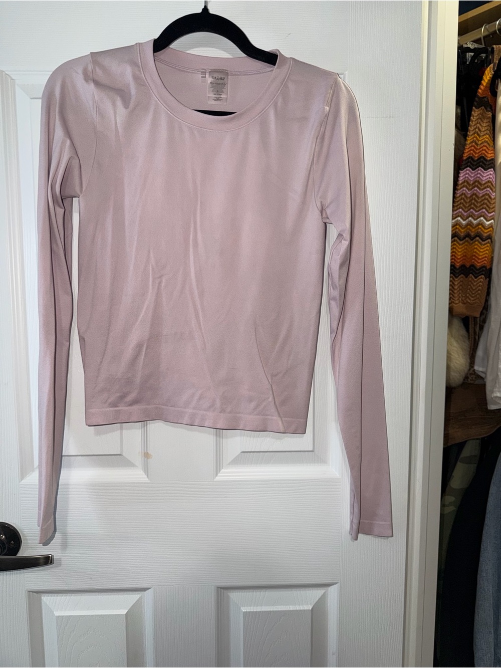 Sunday Best Long Sleeve Crewneck Top - Dusty Pink